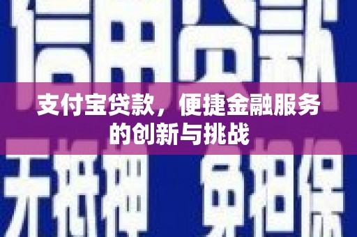 港闸支付宝贷款，便捷金融服务的创新与挑战