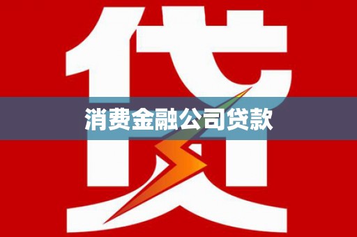 港闸消费金融公司贷款