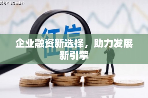 港闸企业融资新选择，助力发展新引擎