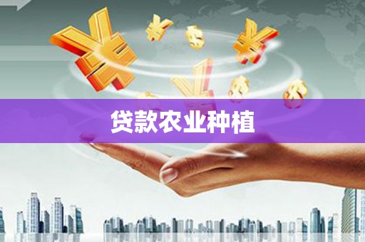 港闸贷款农业种植