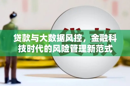 港闸贷款与大数据风控，金融科技时代的风险管理新范式