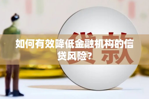 港闸如何有效降低金融机构的信贷风险？