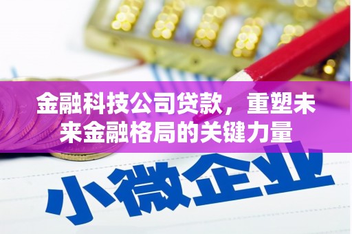港闸金融科技公司贷款，重塑未来金融格局的关键力量