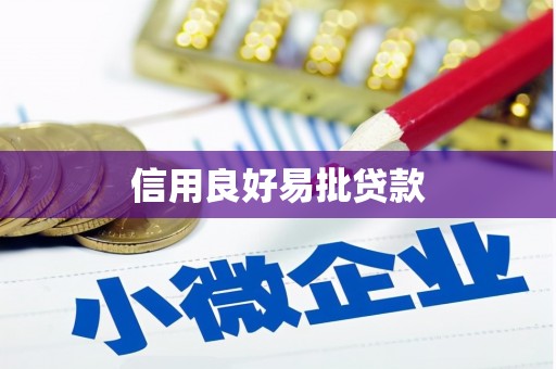 港闸信用良好易批贷款