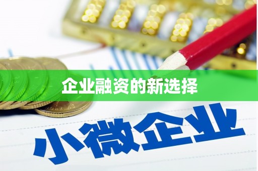 港闸企业融资的新选择