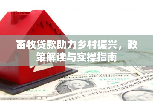 港闸畜牧贷款助力乡村振兴，政策解读与实操指南
