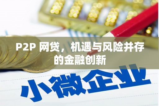 港闸P2P 网贷，机遇与风险并存的金融创新