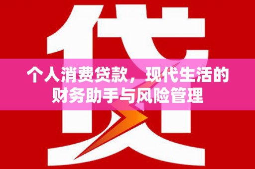 港闸个人消费贷款，现代生活的财务助手与风险管理