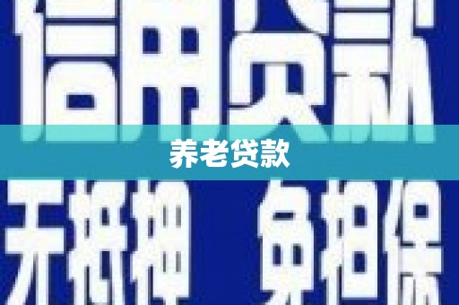 港闸养老贷款