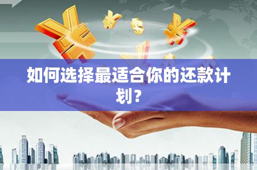 港闸如何选择最适合你的还款计划？